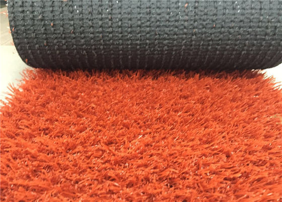 SGS Red Countrywide Landscaping Artificial Grass C shape with stem for running track