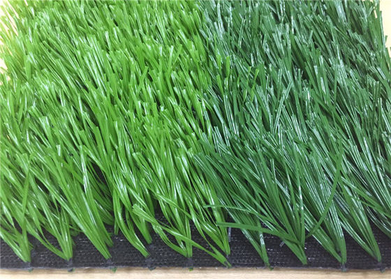 soccer artificial grass,   football field  artificial turf 50mm apple and dark green,s shape with stem
