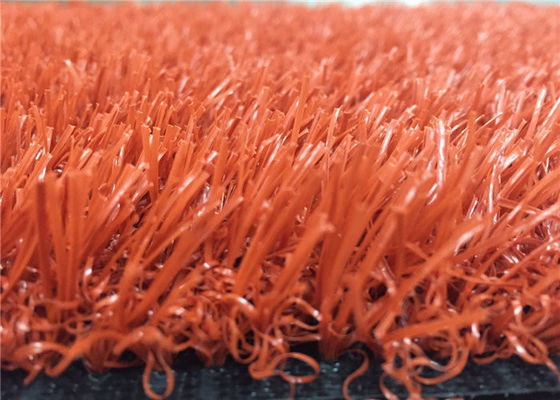 SGS Red Countrywide Landscaping Artificial Grass C shape with stem for running track