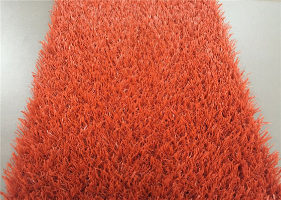 SGS Red Countrywide Landscaping Artificial Grass C shape with stem for running track
